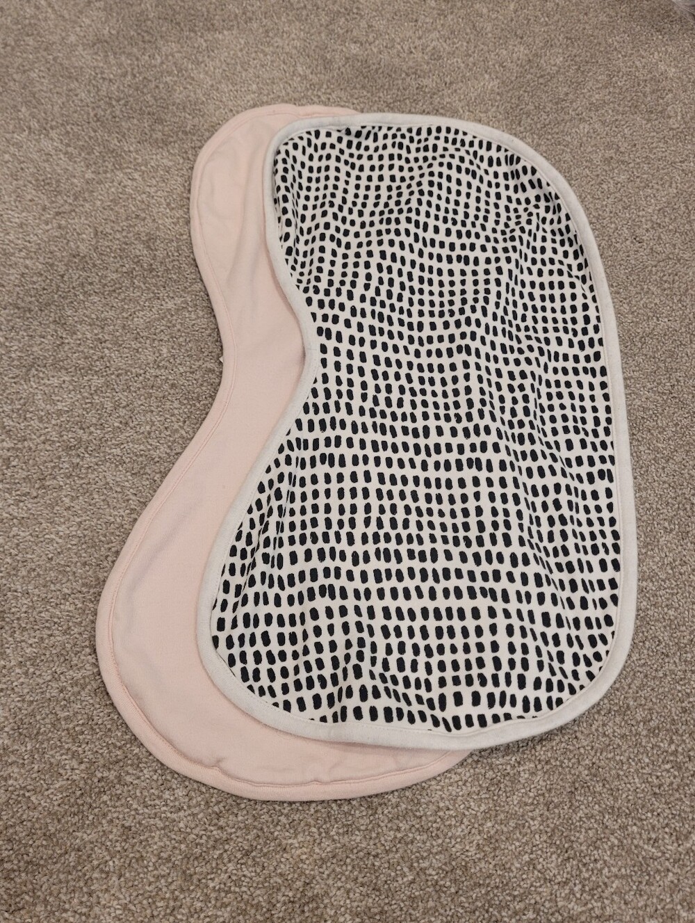 Nordstrom Baby Set Of 2 100% Cotton Burp Rags